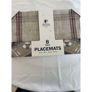 Placemats Boston Trader Home Woven  8 Pack NEW IN BOX
